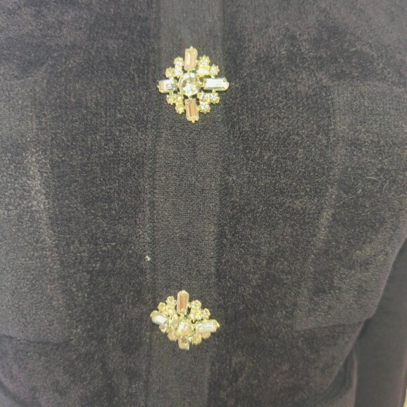 self-portrait Black Chenille Knit Mini Dress size M - Picture 12 of 16